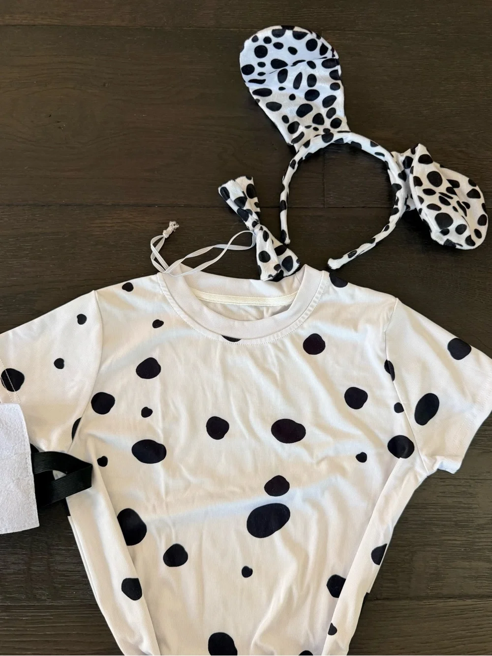 Dalmatian Spot Kids Costume Set - Black & White